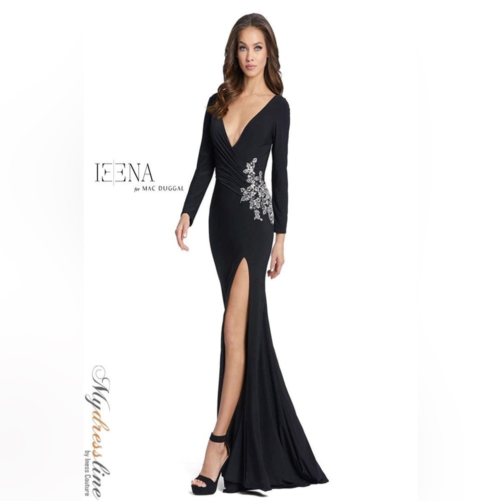 MAC DUGGAL 41016 BLACK DRESS